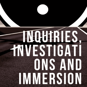 Inquiries, Investigation & Immersion