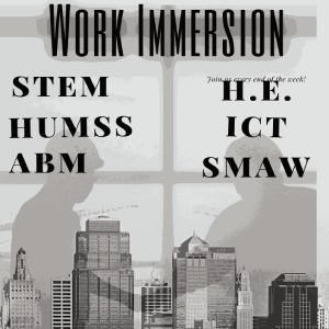 Work Immersion (Food Beverages and Servicing)