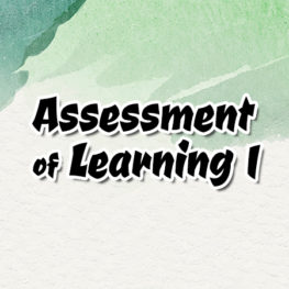 assessment of learning